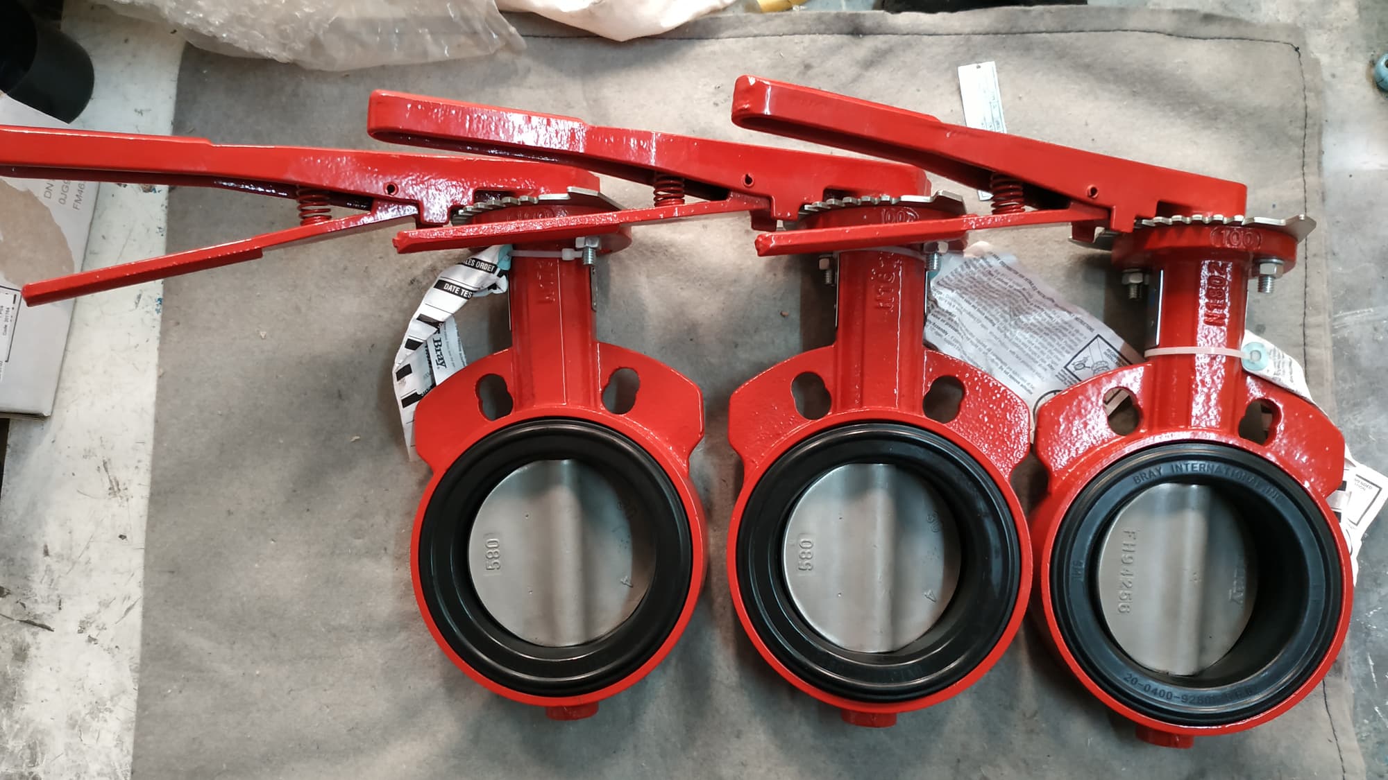 BRAY BUTTERFLY VALVE SERIES 30 ANSI150,JIS10K CAST IRON SUS316